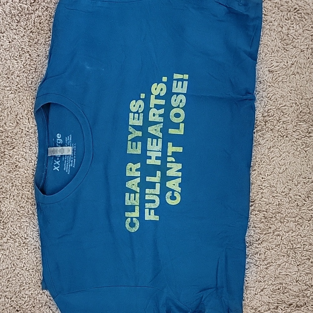 Friday night lights t shirt purchased from NBC studios in NYC.